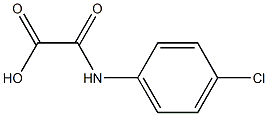 Oxo(4-chlorophenylamino)acetic acid Struktur