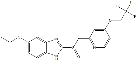 2-[[[4-(2,2,2-Trifluoroethoxy)pyridin-2-yl]methyl]sulfinyl]-5-ethoxy-1H-benzimidazole