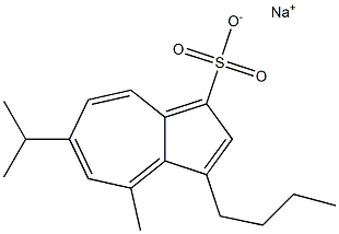 6-Isopropyl-3-butyl-4-methylazulene-1-sulfonic acid sodium salt