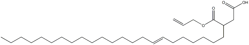 3-(7-Tricosenyl)succinic acid 1-hydrogen 4-allyl ester,,结构式