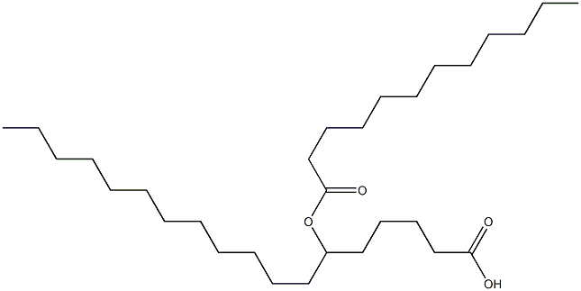 6-Lauroyloxyoctadecanoic acid Structure