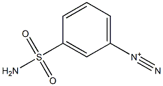 m-Sulfamoylbenzenediazonium 结构式