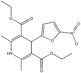 1,4-Dihydro-2,6-dimethyl-4-(5-nitrofuran-2-yl)pyridine-3,5-dicarboxylic acid diethyl ester