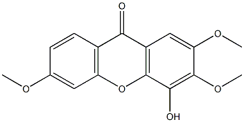 4-Hydroxy-2,3,6-trimethoxy-9H-xanthen-9-one