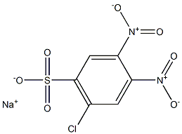 6-Chloro-3,4-dinitrobenzenesulfonic acid sodium salt Struktur