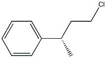 (+)-[(S)-3-Chloro-1-methylpropyl]benzene,,结构式