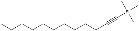 1-Dodecynyltrimethylsilane,,结构式