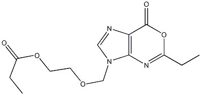 5-Ethyl-3-(2-propionyloxyethoxymethyl)imidazo[4,5-d][1,3]oxazin-7(3H)-one