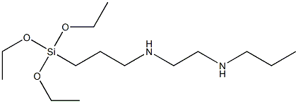 3-(Triethoxysilyl)-N-[2-(propylamino)ethyl]propan-1-amine Structure