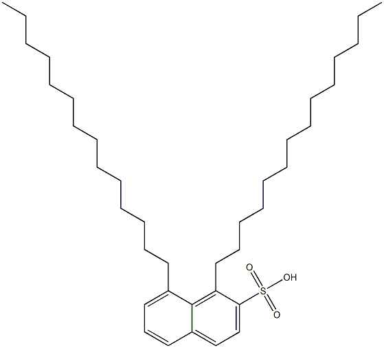 1,8-Ditetradecyl-2-naphthalenesulfonic acid