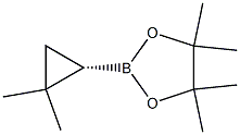 2-[(1S)-2,2-ジメチルシクロプロピル]-4,4,5,5-テトラメチル-1,3,2-ジオキサボロラン 化学構造式