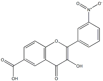 6-Carboxy-3'-nitroflavonol Structure