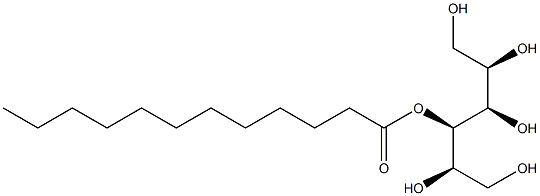 D-Mannitol 4-dodecanoate Struktur
