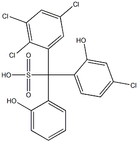  (4-Chloro-2-hydroxyphenyl)(2,3,5-trichlorophenyl)(2-hydroxyphenyl)methanesulfonic acid