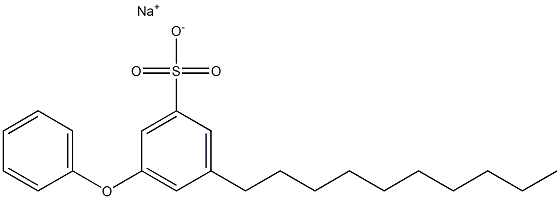 3-Decyl-5-phenoxybenzenesulfonic acid sodium salt