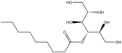 L-Mannitol 3-nonanoate 结构式