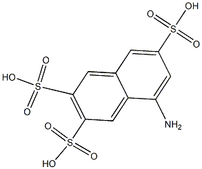5-Amino-2,3,7-naphthalenetrisulfonic acid 结构式