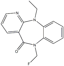 6,11-Dihydro-11-ethyl-6-fluoromethyl-5H-pyrido[2,3-b][1,5]benzodiazepin-5-one