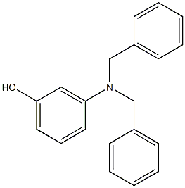 m-(Dibenzylamino)phenol Struktur