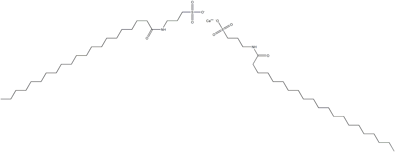 Bis[3-[(1-oxohenicosyl)amino]-1-propanesulfonic acid]calcium salt,,结构式