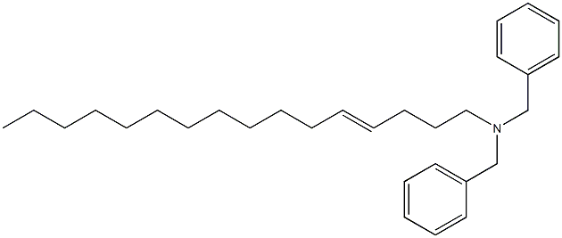 (4-Hexadecenyl)dibenzylamine Struktur