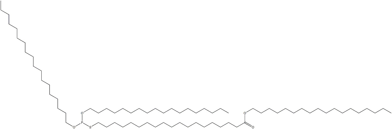  Thiophosphorous acid O,O-dioctadecyl S-(19-octadecyloxy-19-oxononadecyl) ester