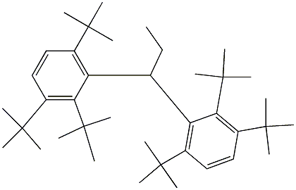 3,3'-プロピリデンビス(1,2,4-トリtert-ブチルベンゼン) 化学構造式