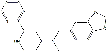 5-[[N-[2-(2-Pyrimidinyl)-4-piperidyl]-N-methylamino]methyl]-1,3-benzodioxole