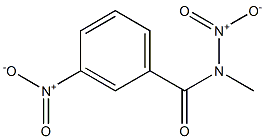 N,3-ジニトロ-N-メチルベンズアミド 化学構造式