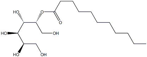 D-マンニトール5-ウンデカノアート 化学構造式