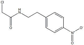 2-Chloro-N-[2-(4-nitrophenyl)ethyl]acetamide Structure