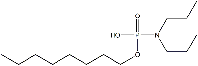 N,N-Dipropylamidophosphoric acid hydrogen octyl ester