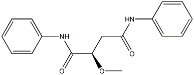 [R,(+)]-2-Methoxy-N,N'-diphenylsuccinamide Struktur