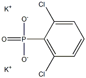 2,6-Dichlorophenylphosphonic acid dipotassium salt,,结构式