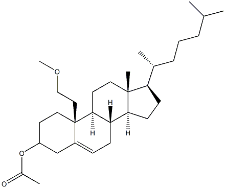 3-Acetoxy-19-(methoxymethyl)cholest-5-ene Structure