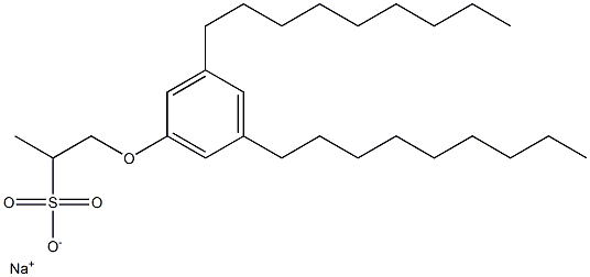 1-(3,5-Dinonylphenoxy)propane-2-sulfonic acid sodium salt