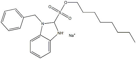  1-Benzyl-2,3-dihydro-2-octyl-1H-benzimidazole-2-sulfonic acid sodium salt