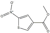 2-Nitro-4-methoxycarbonylthiophene,,结构式