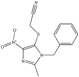 [(1-Benzyl-2-methyl-4-nitro-1H-imidazol-5-yl)thio]acetonitrile