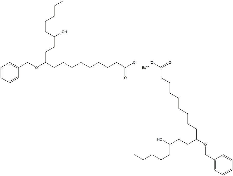 Bis(10-benzyloxy-13-hydroxystearic acid)barium salt