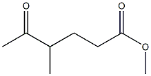 4-メチル-5-オキソカプロン酸メチル 化学構造式
