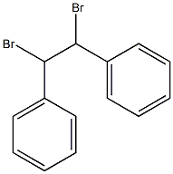 (1S,2S)-1,2-ジフェニル-1,2-ジブロモエタン 化学構造式