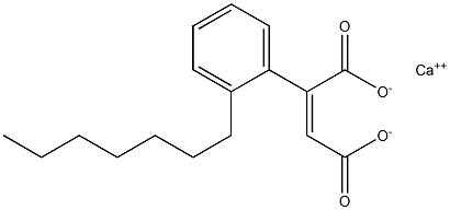 2-(2-Heptylphenyl)maleic acid calcium salt,,结构式