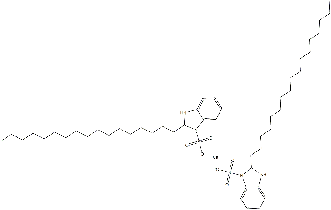 Bis(2,3-dihydro-2-heptadecyl-1H-benzimidazole-1-sulfonic acid)calcium salt