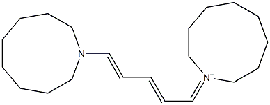 Octahydro-1-[5-[(octahydro-1H-azonin)-1-yl]-2,4-pentadienylidene]-1H-azonin-1-ium|