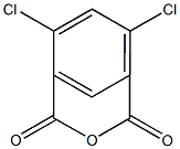 4,6-ジクロロイソフタル酸無水物 化学構造式