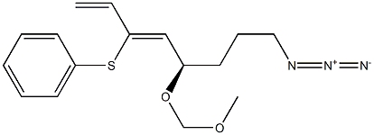 (3Z,5R)-8-Azido-5-methoxymethoxy-3-phenylthio-1,3-octadiene Structure