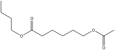 6-Acetoxyhexanoic acid butyl ester Structure