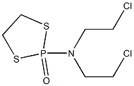 2-[Bis(2-chloroethyl)amino]-1,3,2-dithiaphospholane 2-oxide 结构式