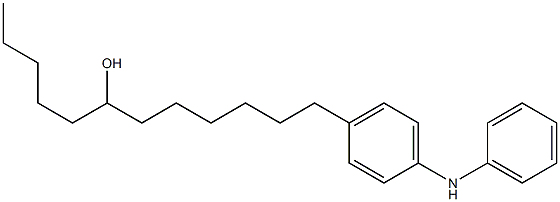 4-(7-Hydroxy-dodecyl)phenylphenylamine